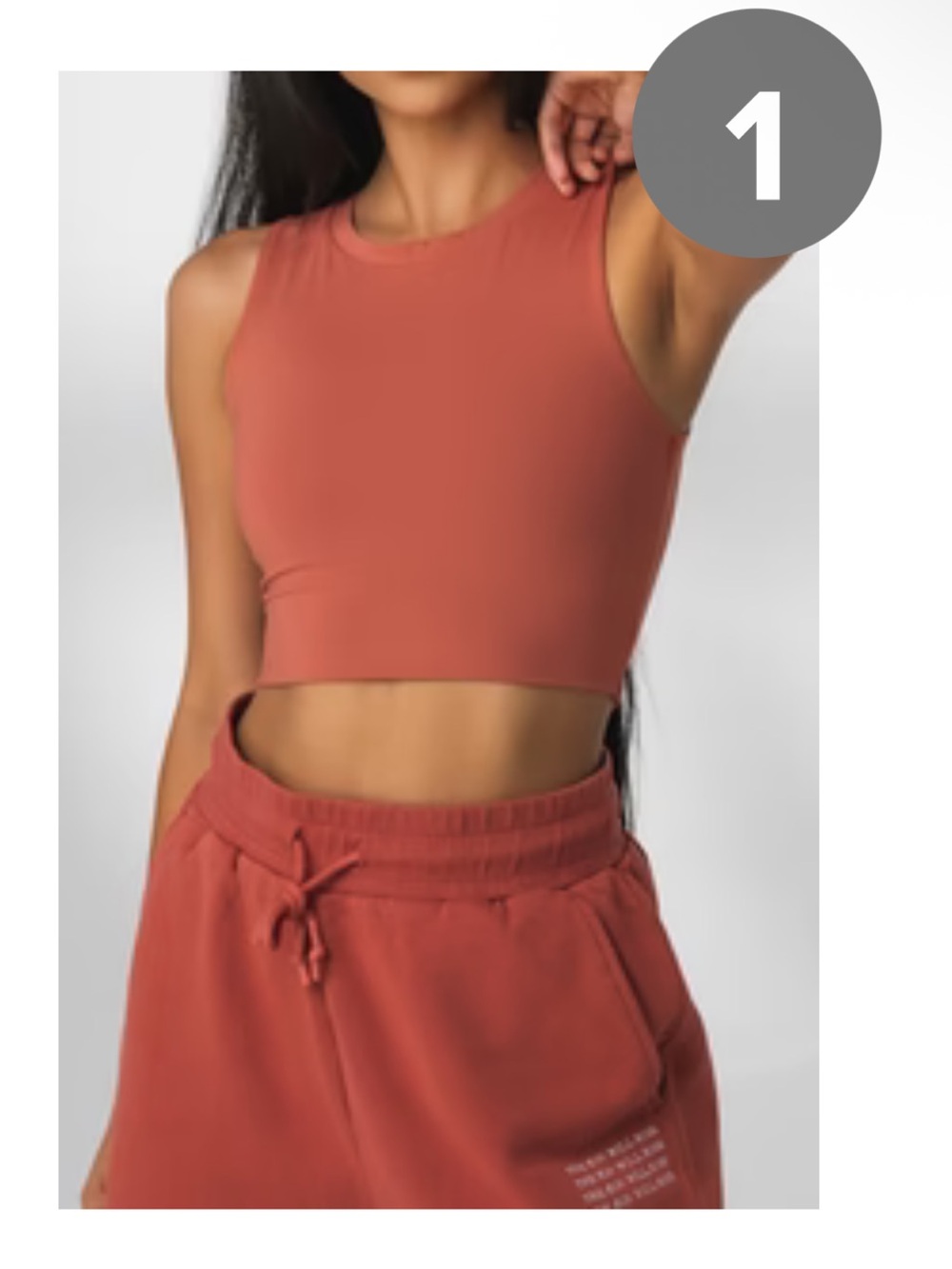 Vitality/Balance Athletica The Allora Tank - Sandstone